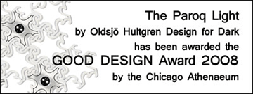 The Chicago Athenaeum GOOD DESIGN Award 2008 for Paroq